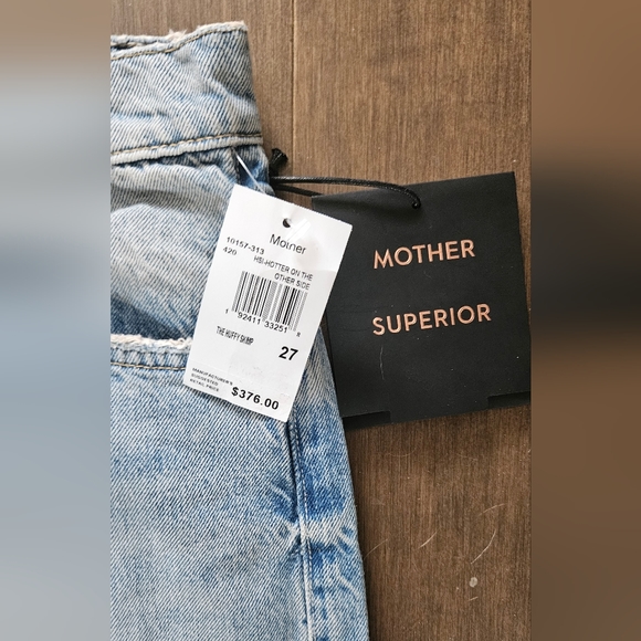 Nwt MOTHER Superior The Huffy Skimp Denim sz.27 - Picture 4 of 16